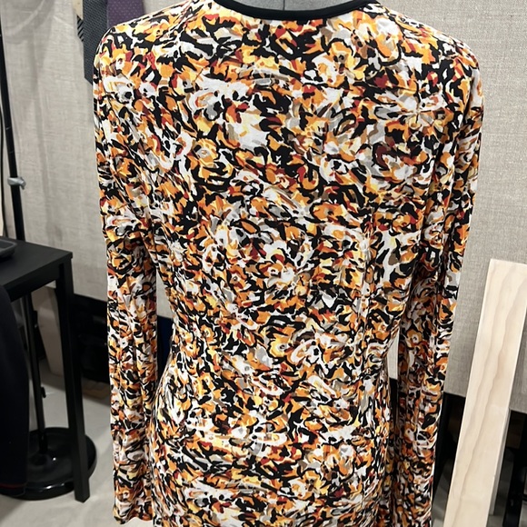 Colourful dress with black piping - Picture 6 of 9